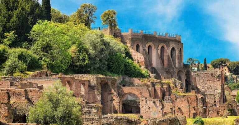Domus Flavi, Palatino Tepesi