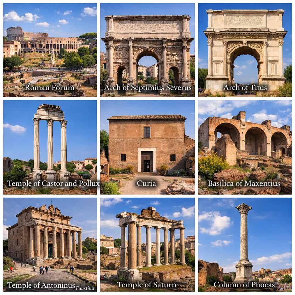 Castor ve Pollux Tapınağı, Roma Forumu