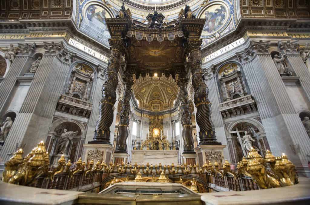 Sistine Sapeli BAldacchino Bernini