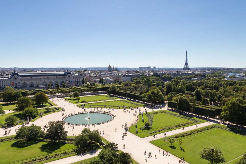 Paris - Tuileries bahçesi