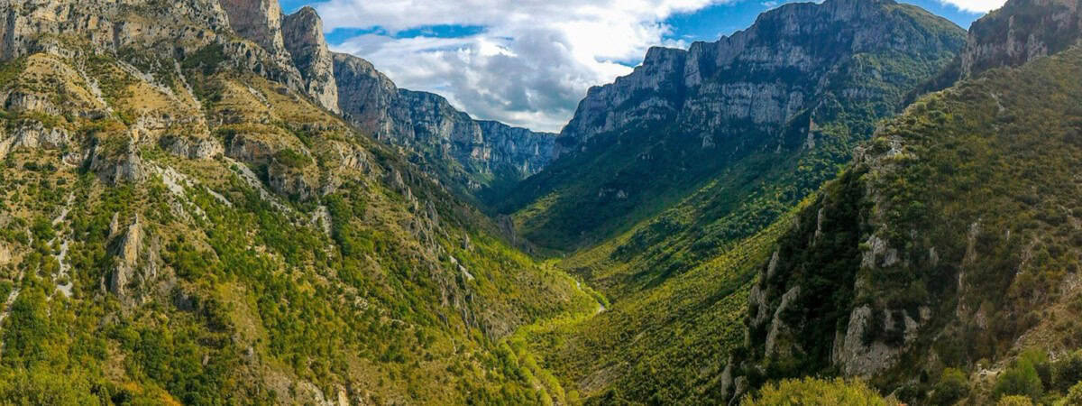 Vikos Kanyonu manzarası