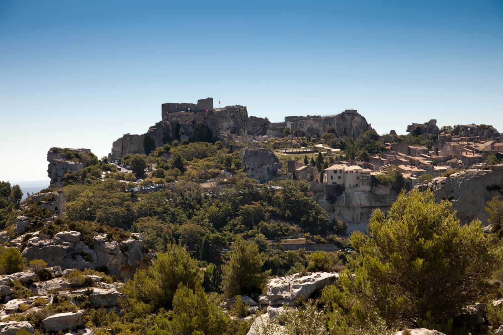 Les Baux-de-Provence köyü ve kalesi