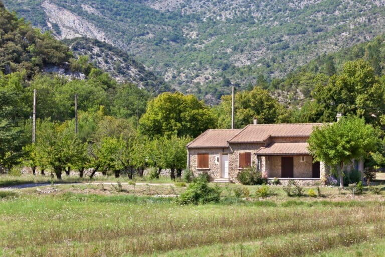 Provence’ta taş bir çiftlik evi