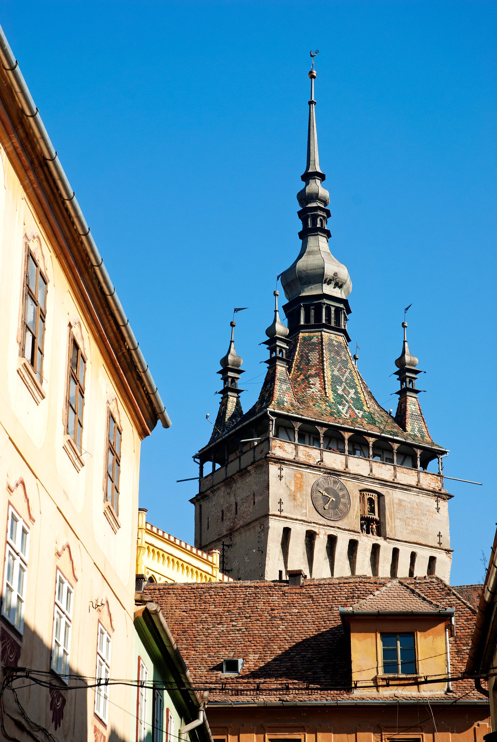 Sighisoara’da Saat Kulesi