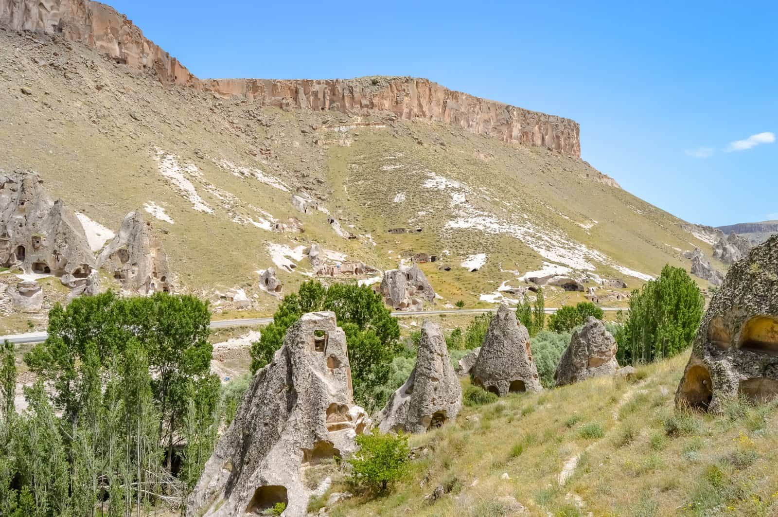 Soğanlı Vadisi'nde kaya oluşumları