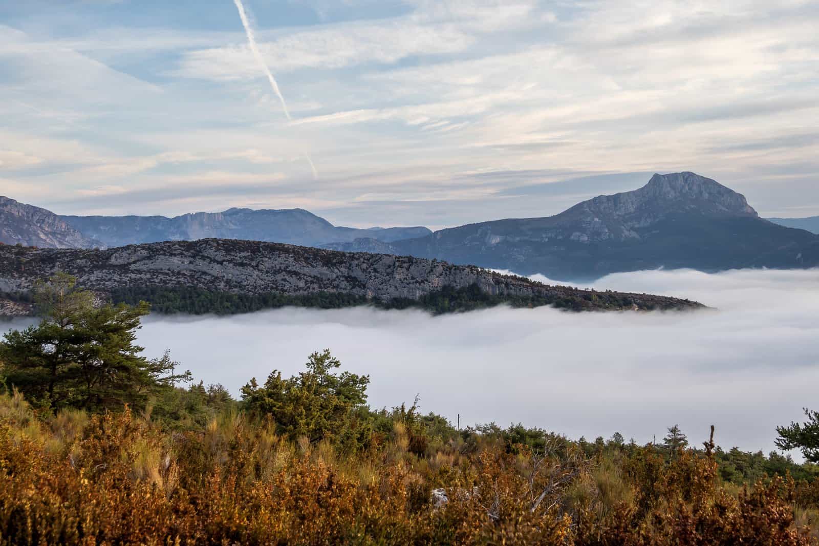 Verdon Kanyonu manzarası